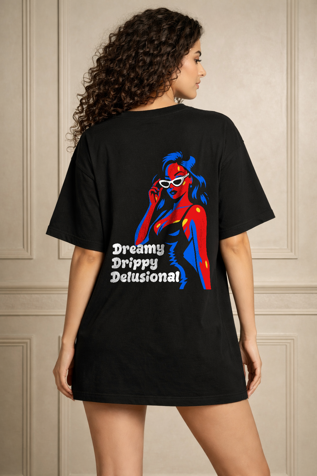 Zwuri Women Delusional Oversized Tee