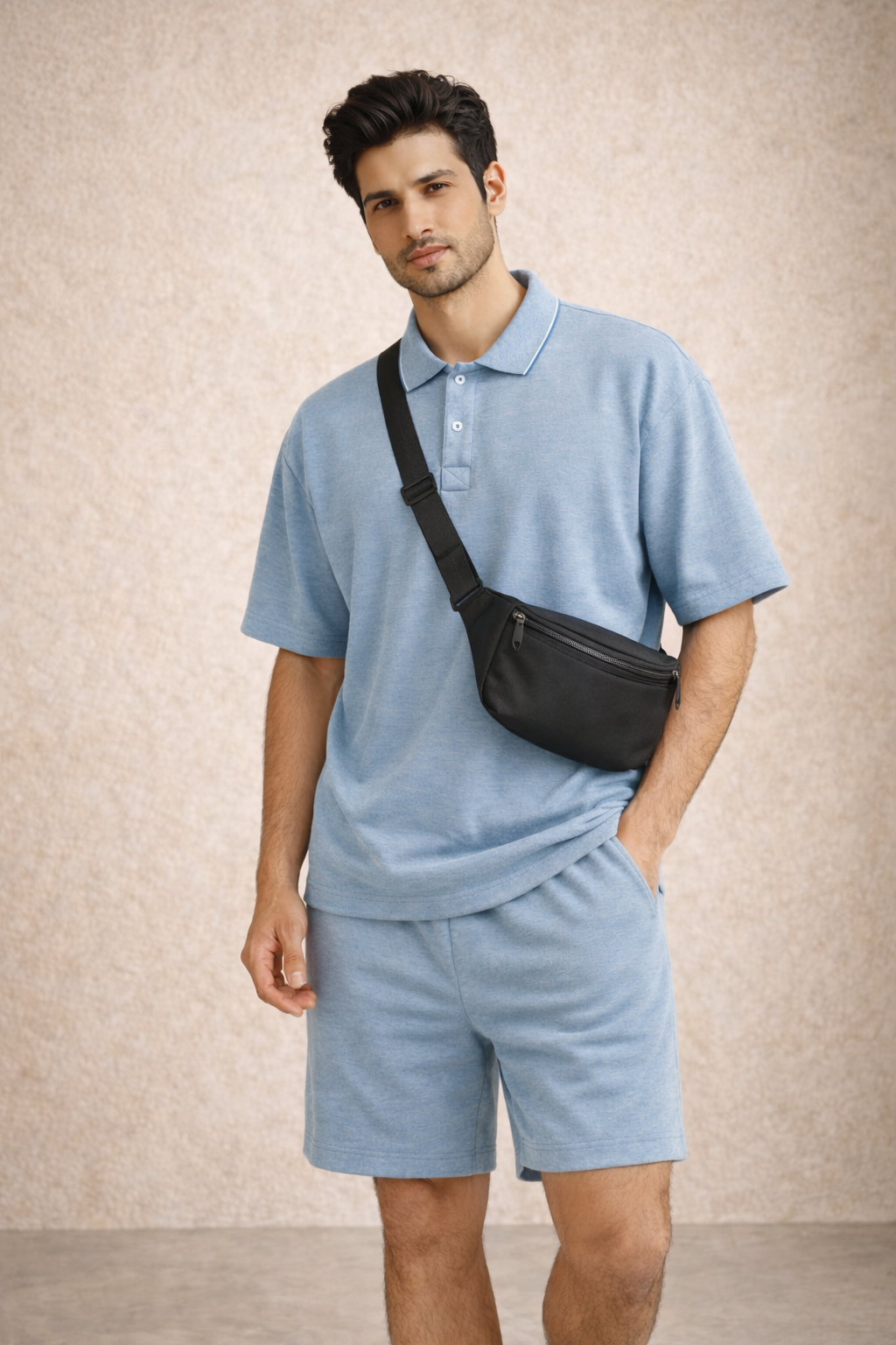 Zwuri Men Polo Cord Set