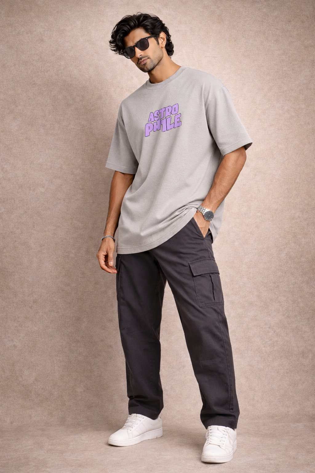 Zwuri Men Astrophile Oversized Tee