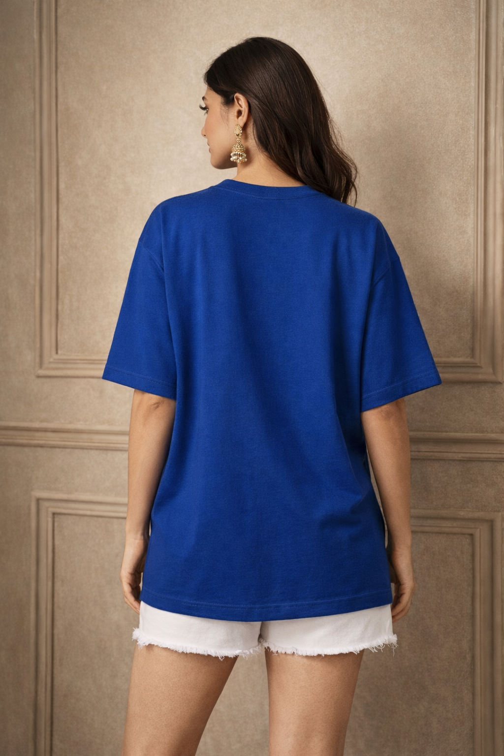 Zwuri Women Solids Oversized Tee