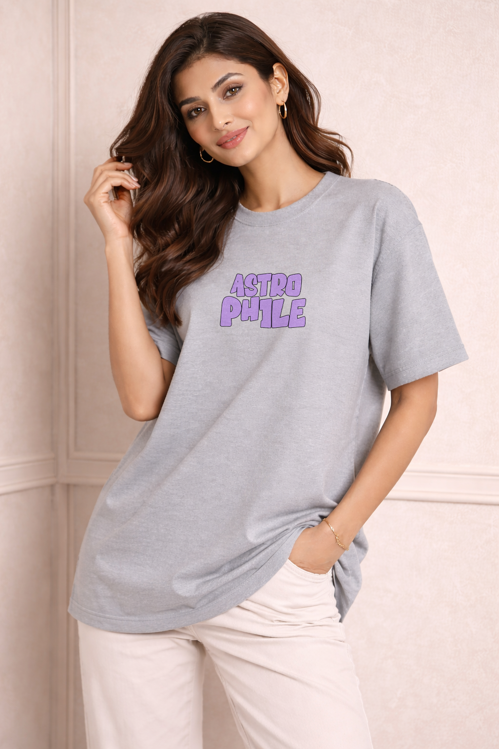 Zwuri Women Astrophile Oversized Tee