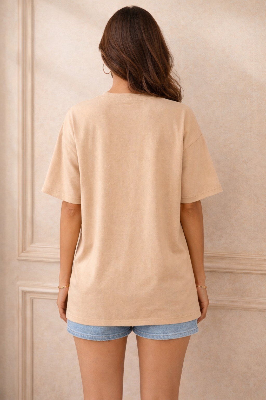 Zwuri Women Solids Oversized Tee