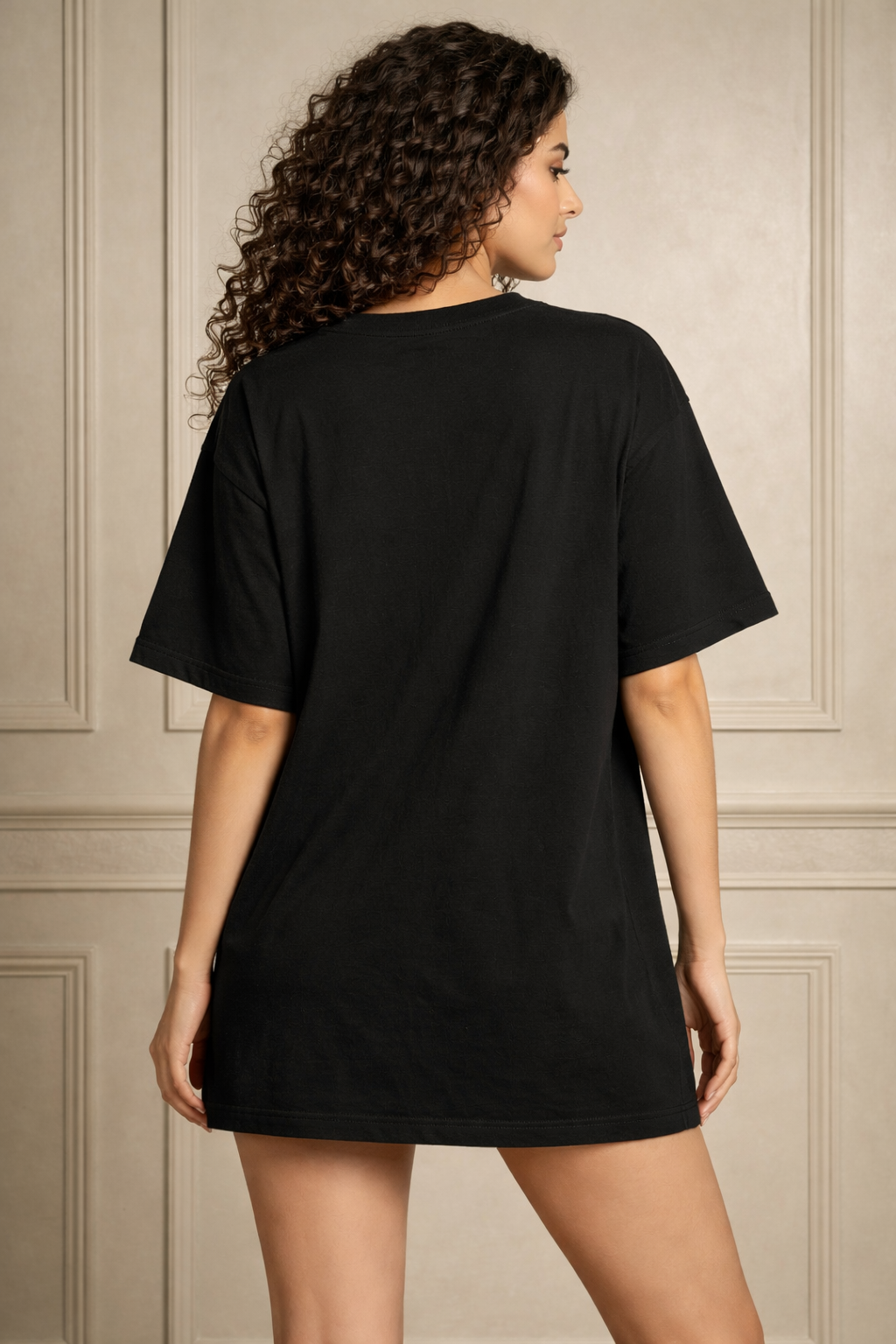 Zwuri Women Solids Oversized Tee