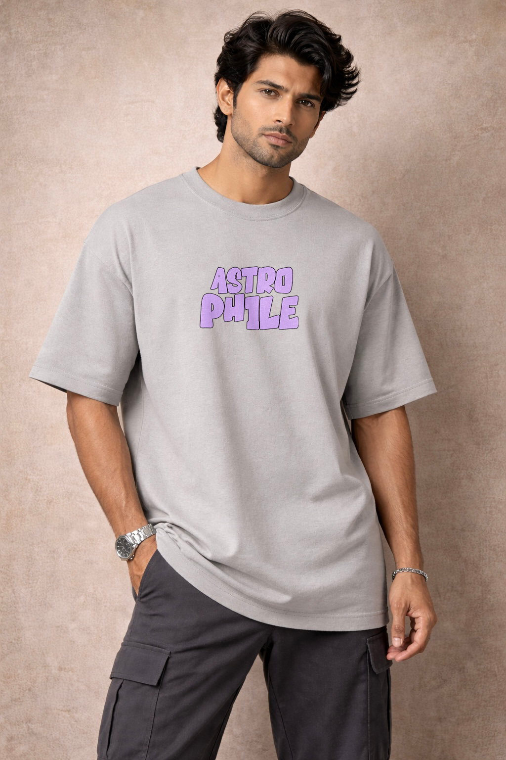 Zwuri Men Astrophile Oversized Tee