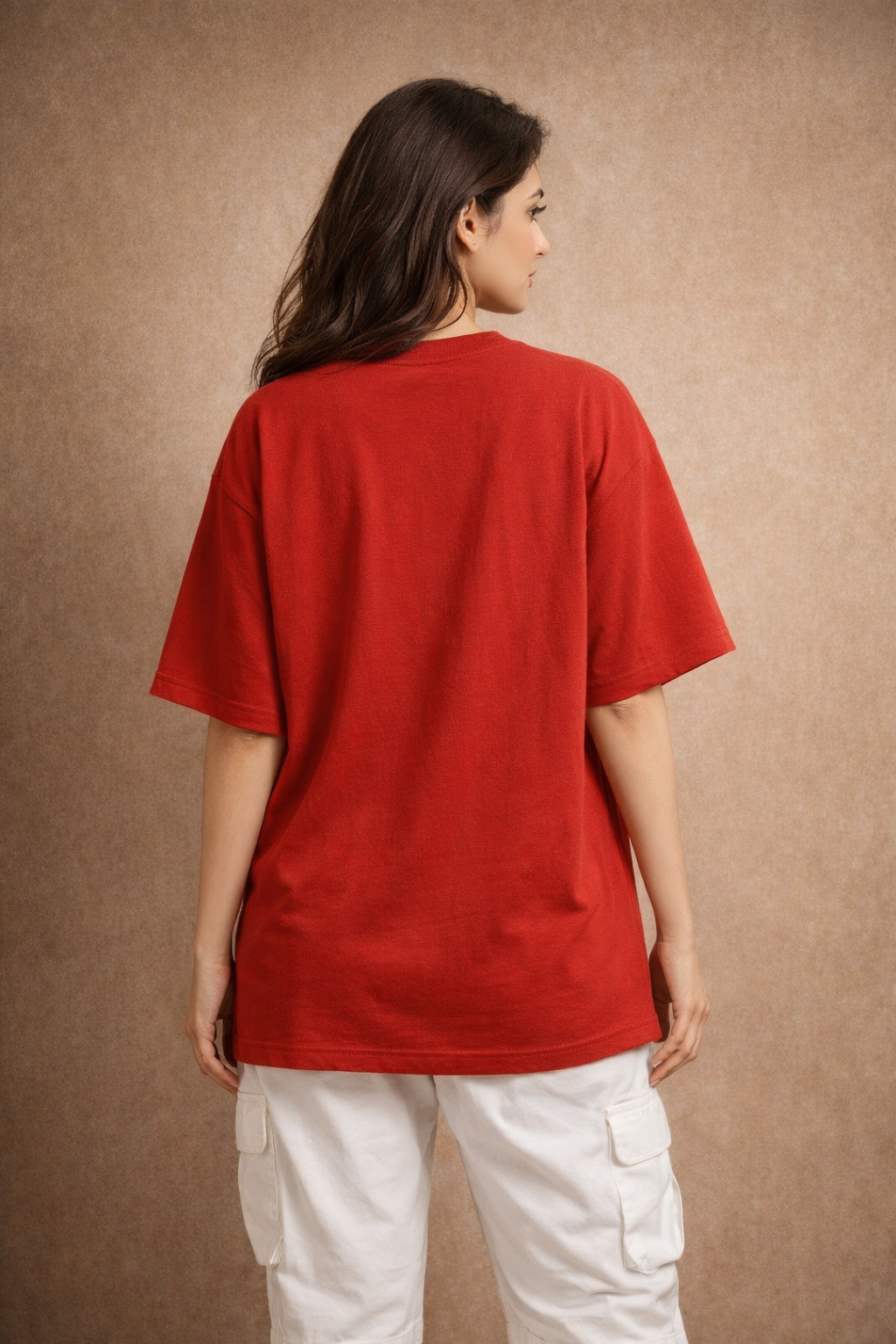 Zwuri Women Solids Oversized Tee