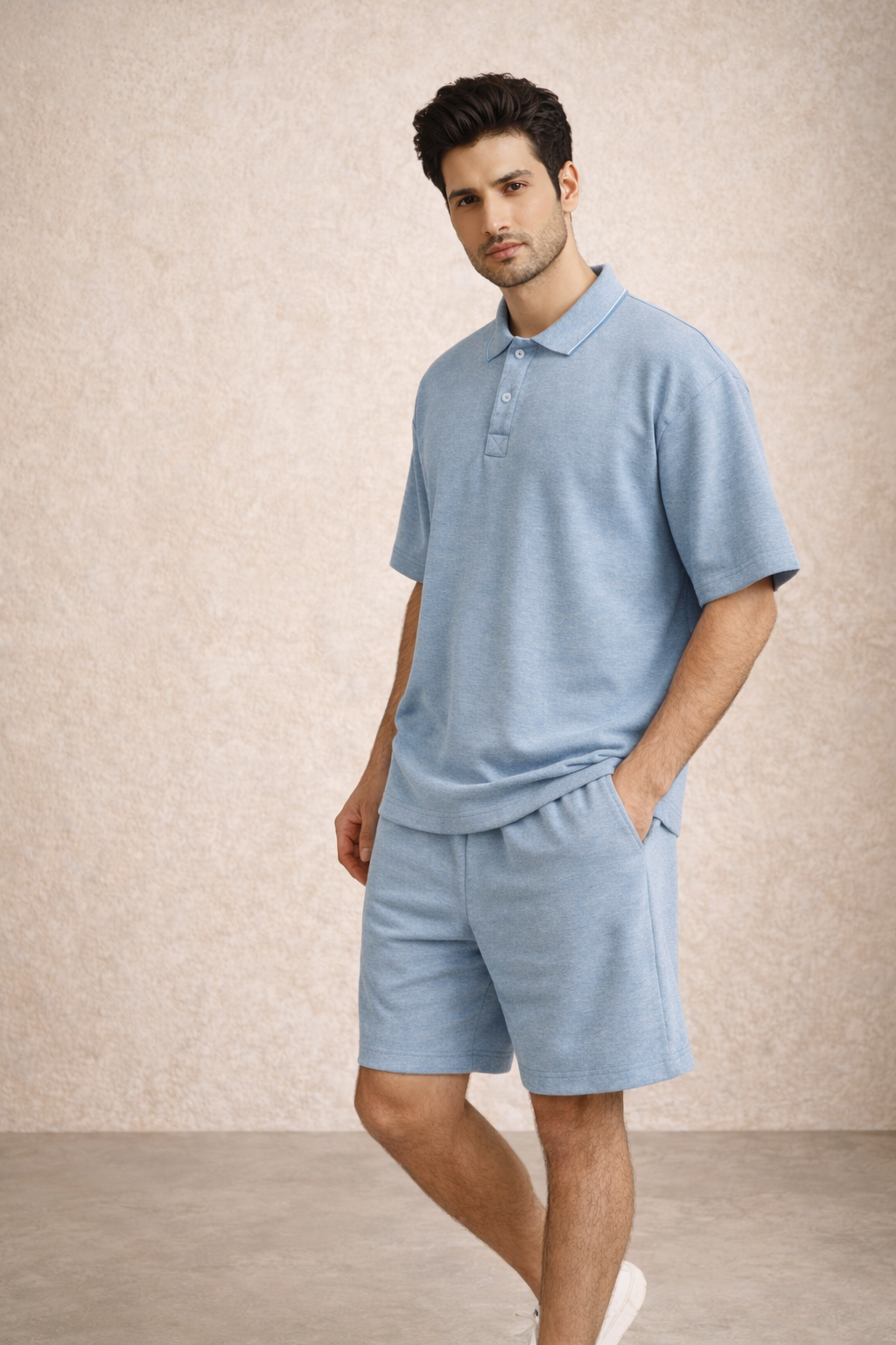Zwuri Men Polo Cord Set