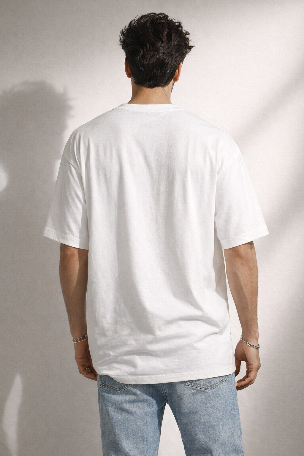 Zwuri Men Solids Oversized Tee