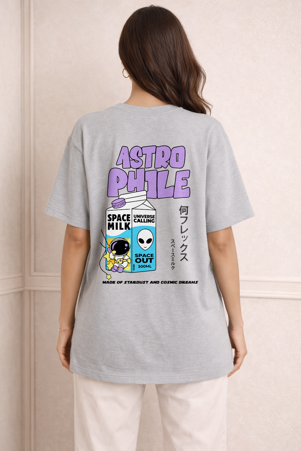 Zwuri Women Astrophile Oversized Tee