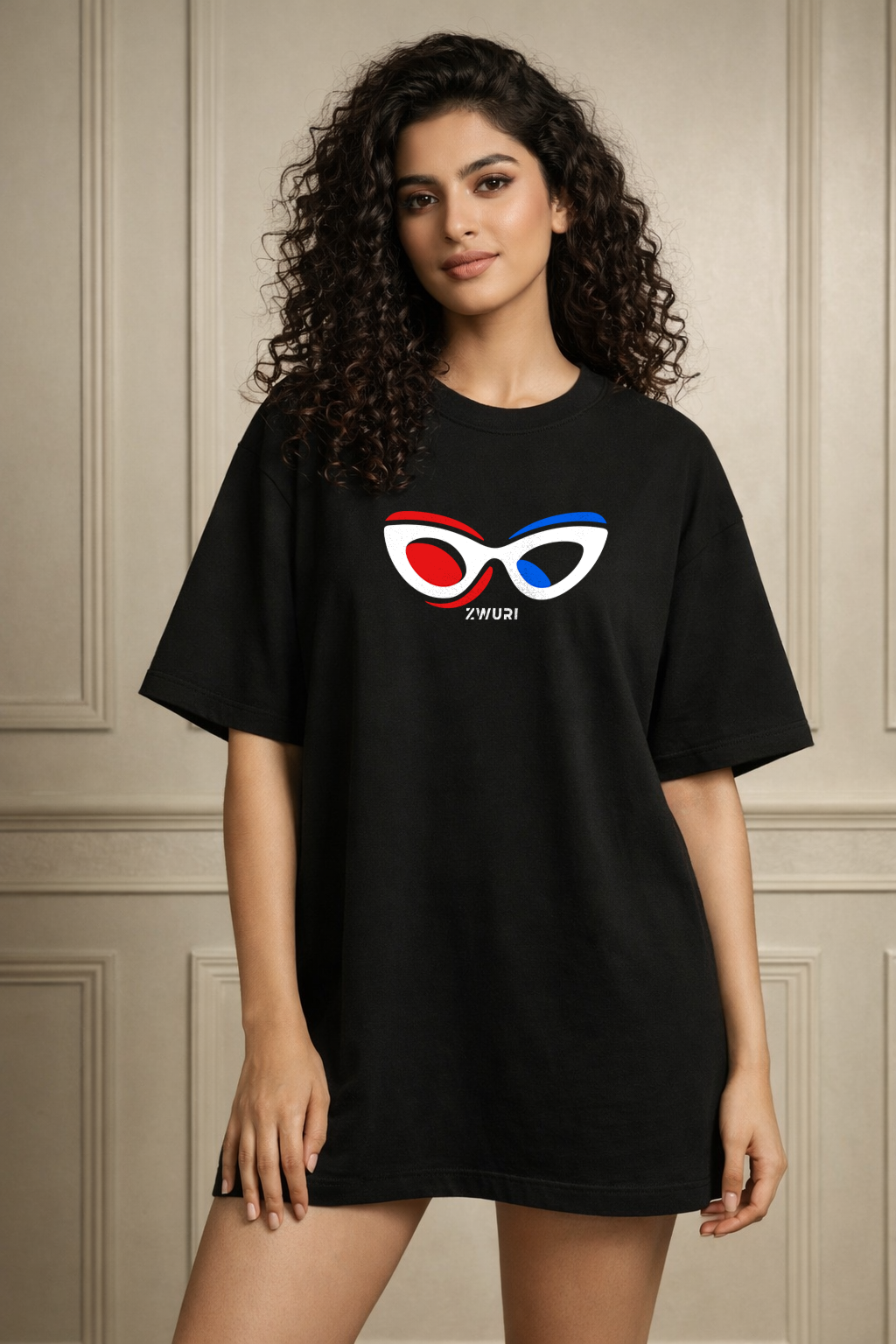 Zwuri Women Delusional Oversized Tee