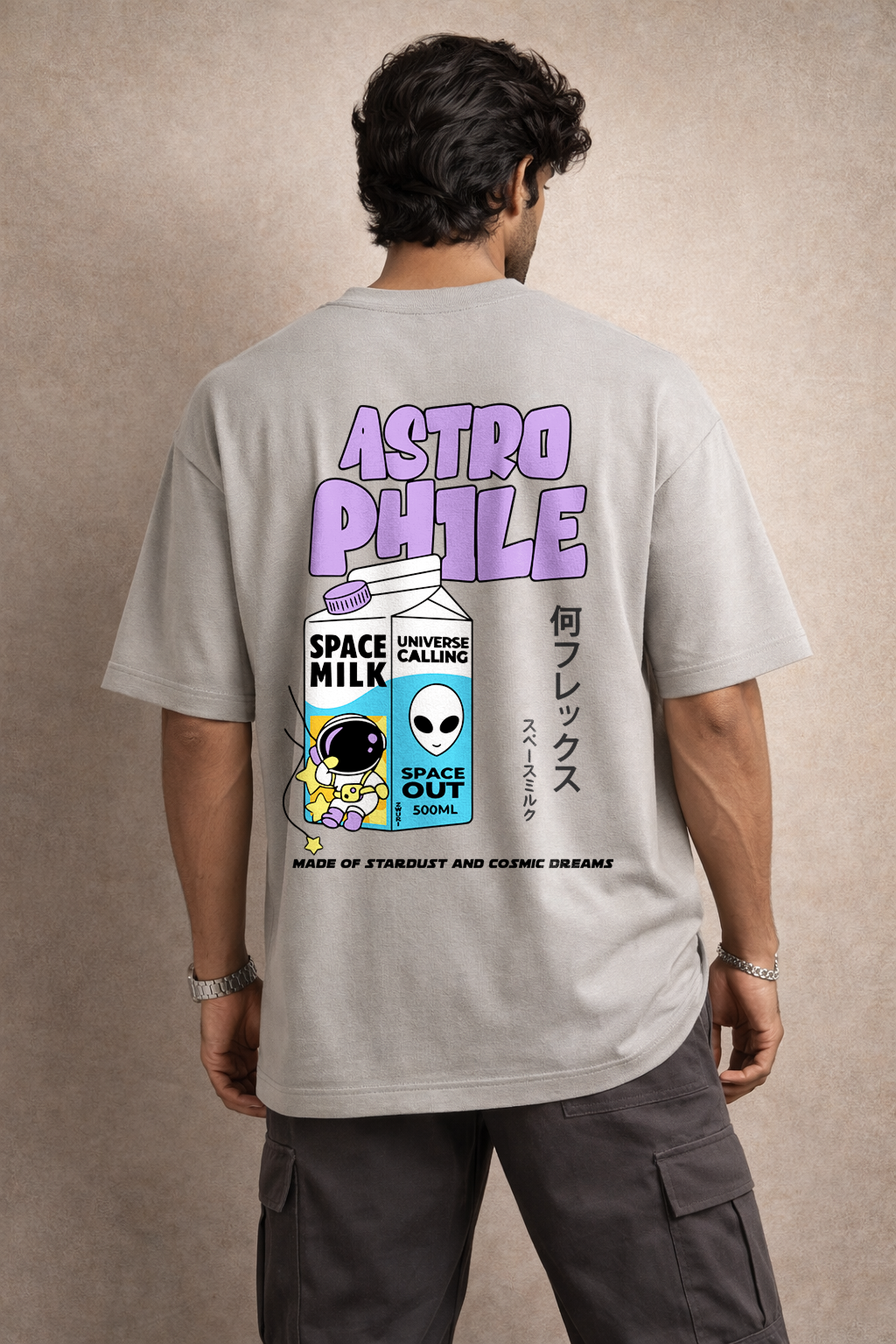 Zwuri Men Astrophile Oversized Tee