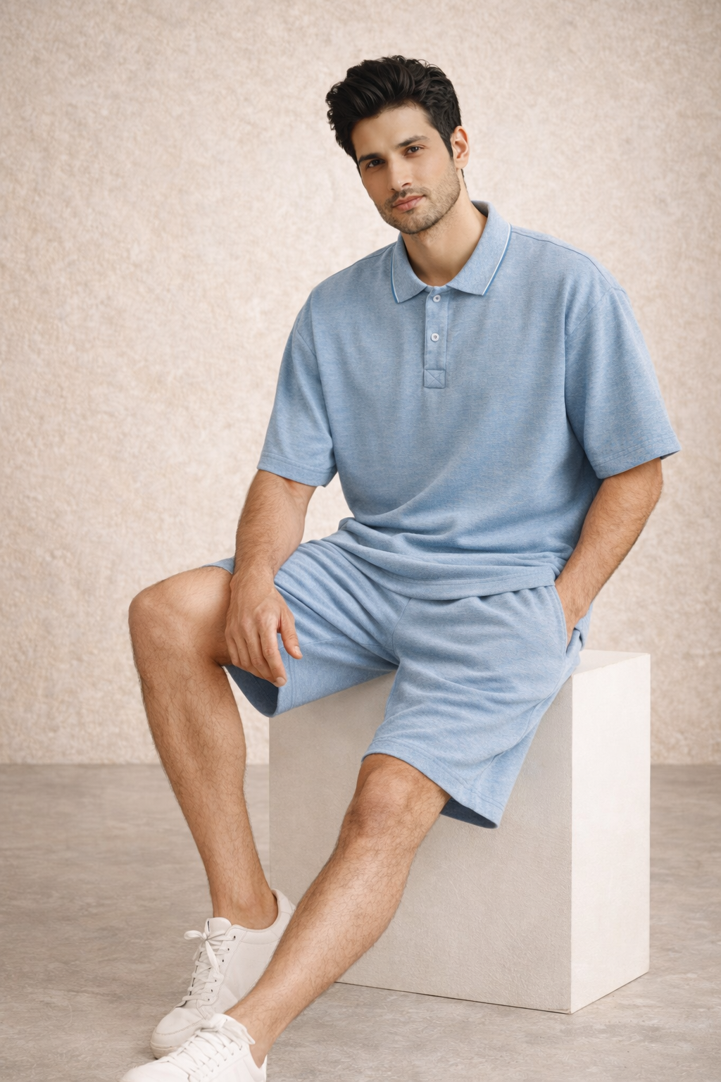 Zwuri Men Polo Cord Set