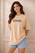Zwuri Women Dripping Oversized Tee