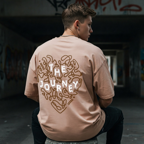 🧶 Zwuri “The Journey” Tee Woven in Chaos, Styled in Heart