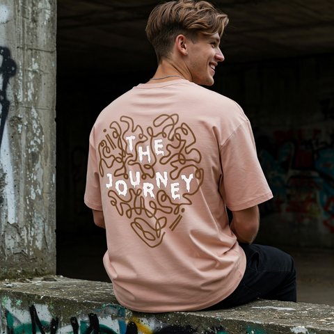 🧶 Zwuri “The Journey” Tee Woven in Chaos, Styled in Heart