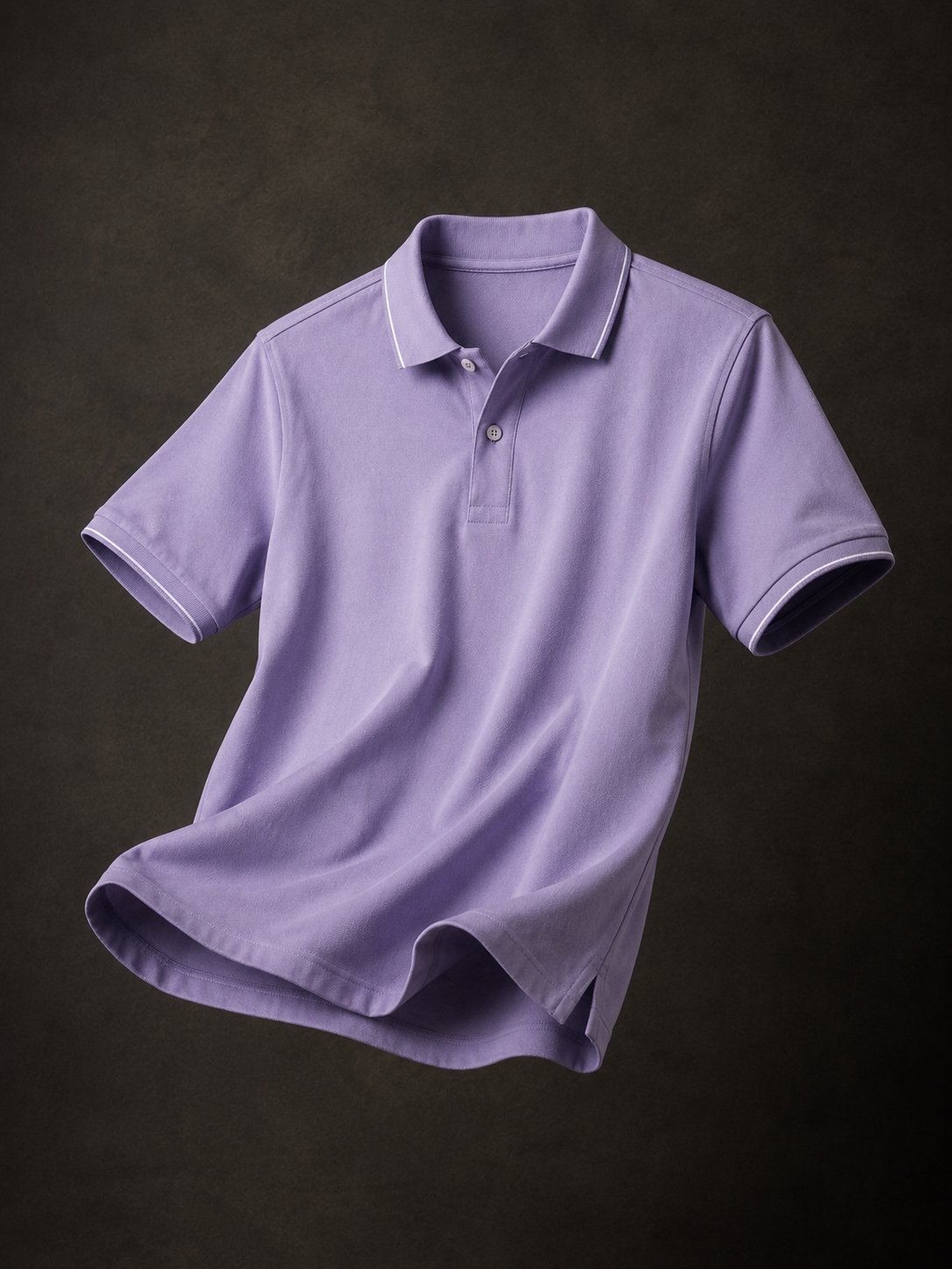 ZWURI Men’s Bird Eye Collared Polo T-Shirt