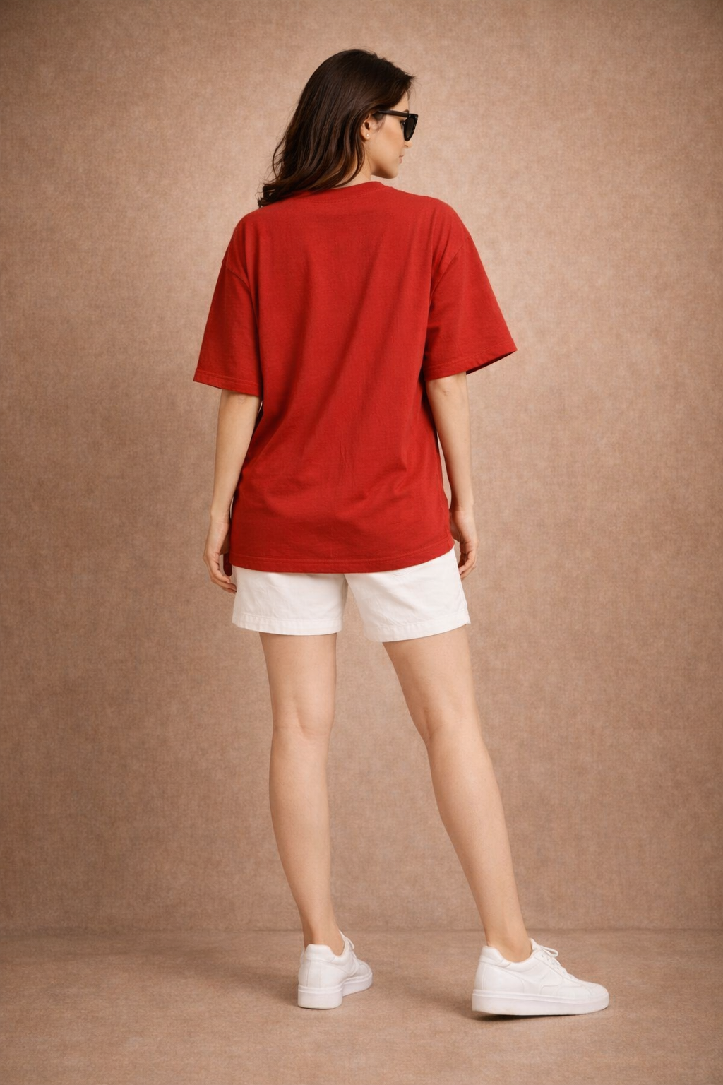 Zwuri Women Solids Oversized Tee