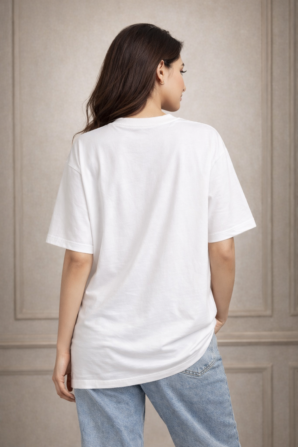 Zwuri Women Solids Oversized Tee