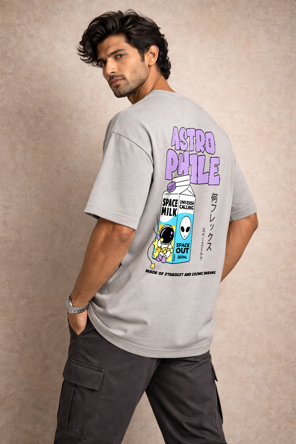 Zwuri Men Astrophile Oversized Tee