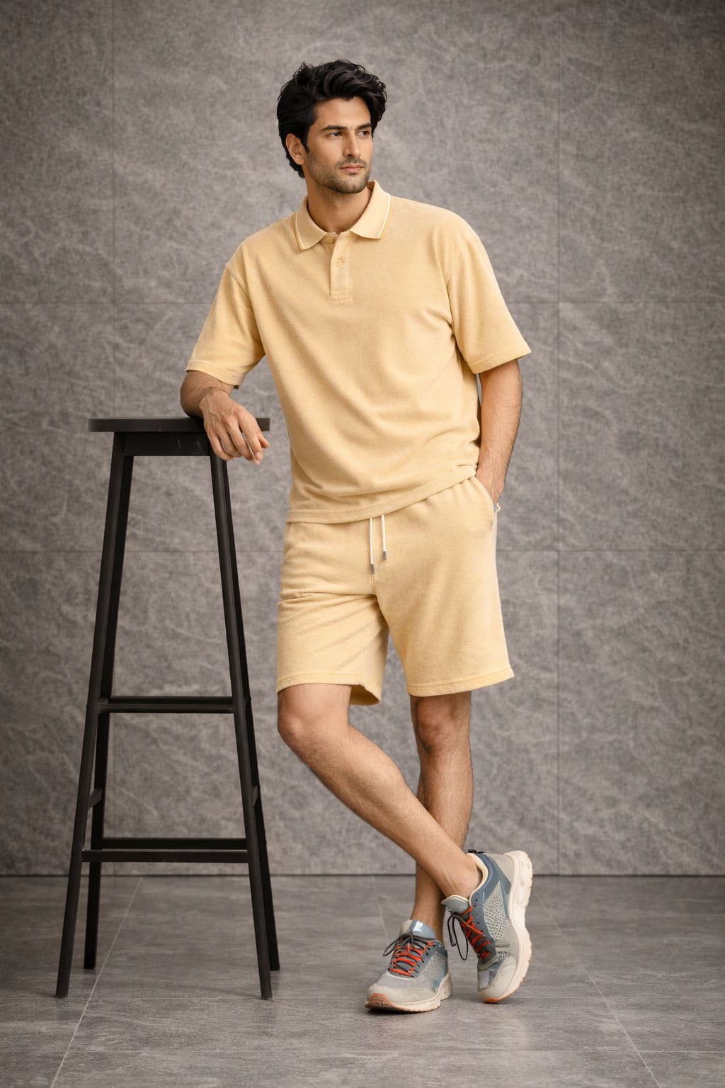 Zwuri Men Polo Cord Set