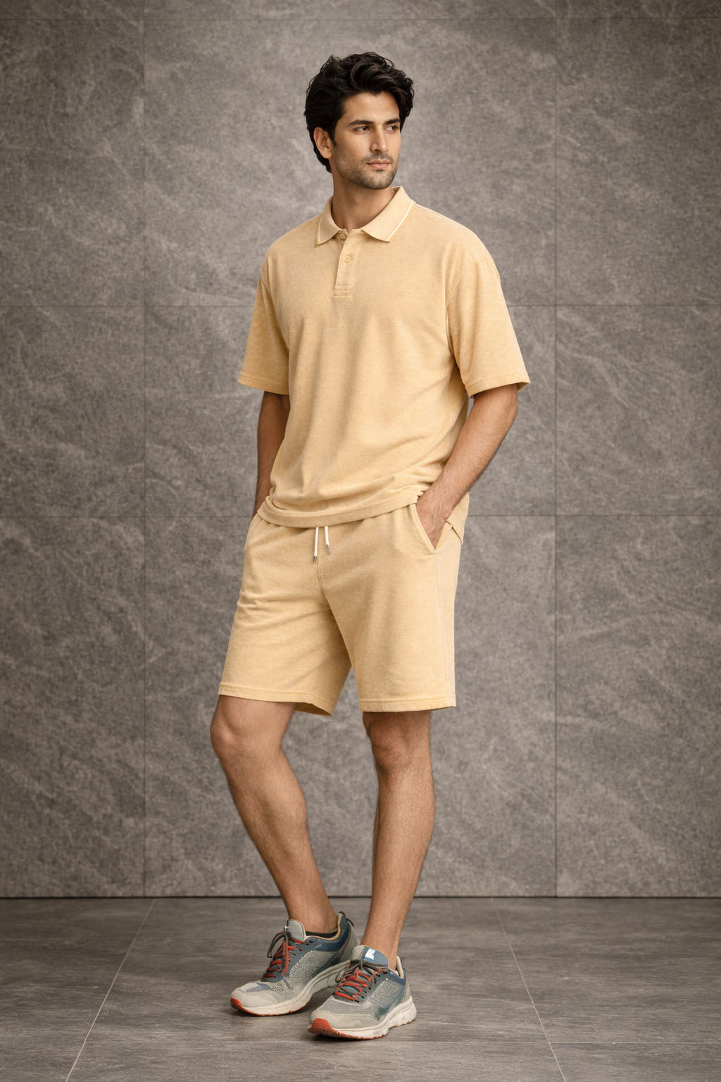 Zwuri Men Polo Cord Set