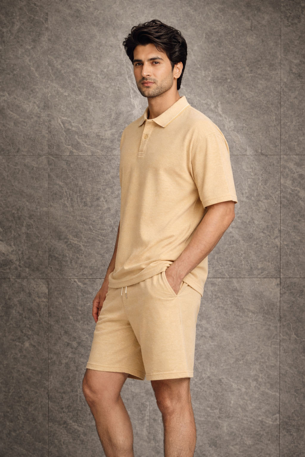 Zwuri Men Polo Cord Set