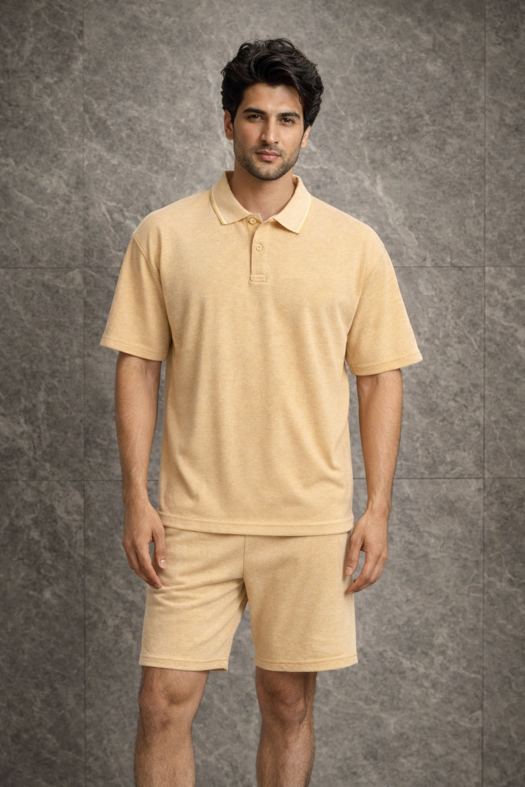 Zwuri Men Polo Cord Set