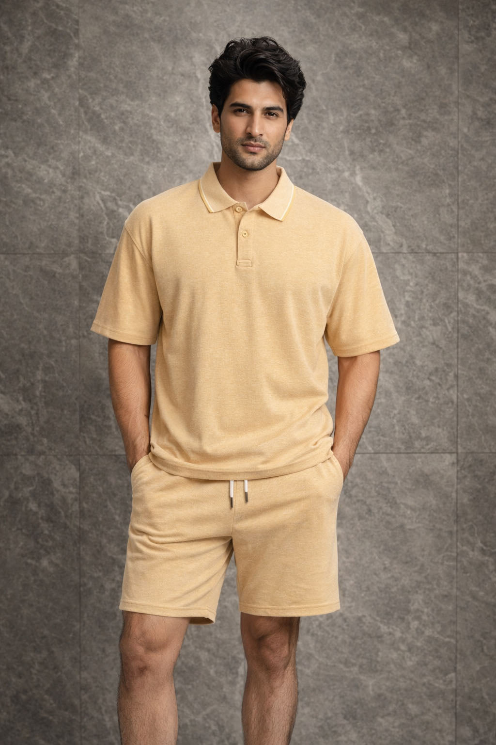 Zwuri Men Polo Cord Set