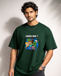 Zwuri Men Minecraft Oversized Tee