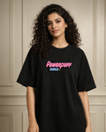 Zwuri Women Powerpuff Girls Oversized Tee