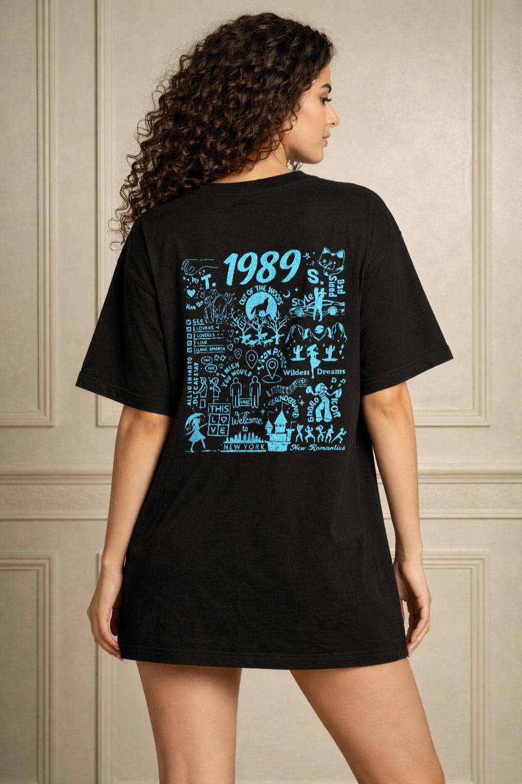 Zwuri Women Taylor's 1989 Oversized Tee