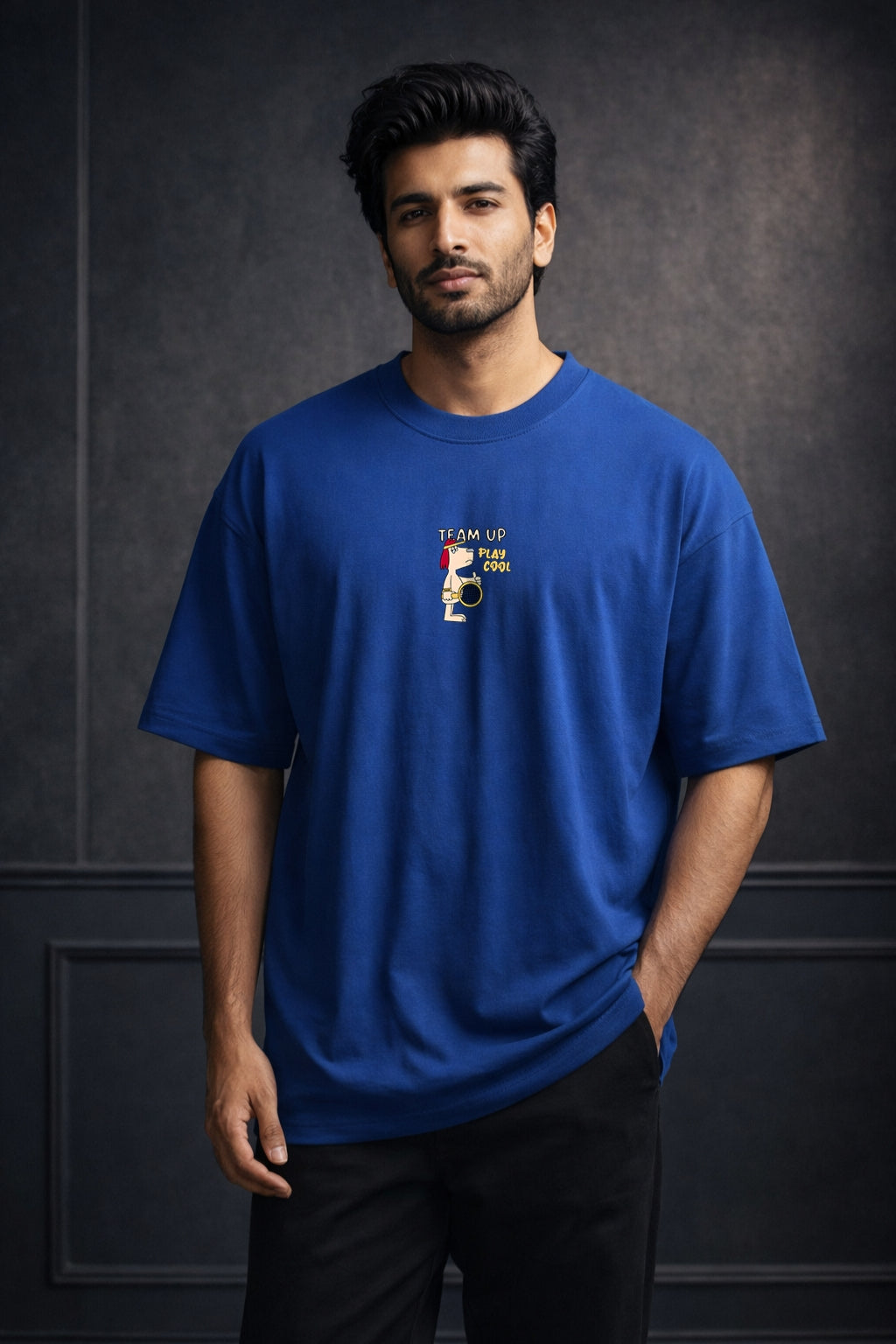 Zwuri Men Team Up Oversized Tee