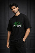 Zwuri Men Azure Dragon Oversized Tee
