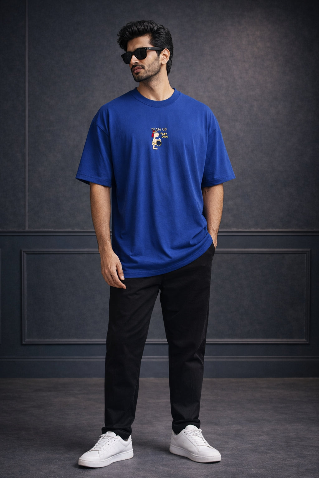 Zwuri Men Team Up Oversized Tee