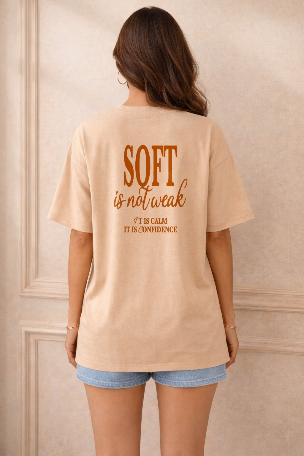 Zwuri Women Soft Power Oversized Tee
