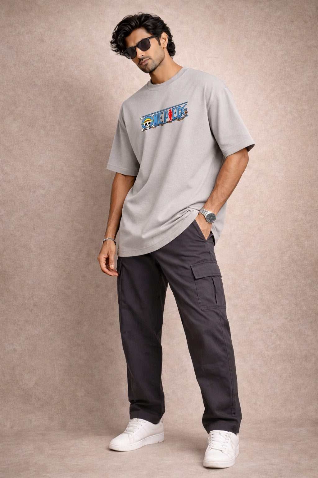 Zwuri Men One Piece Oversized Tee