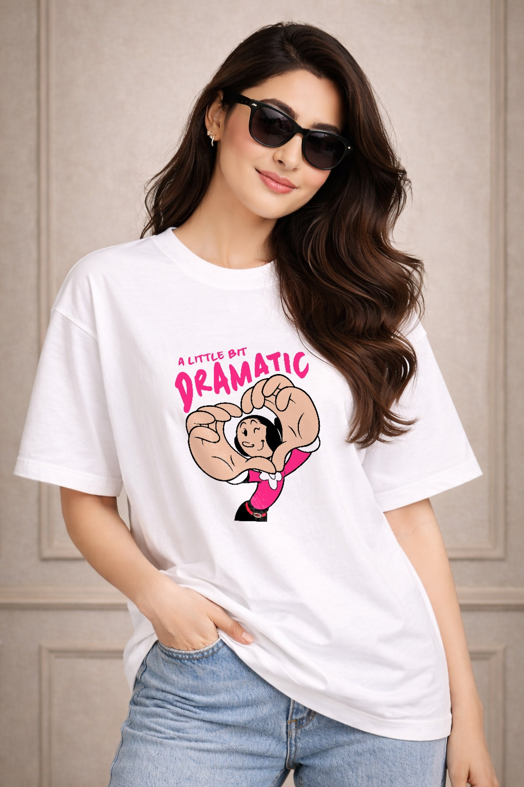 Zwuri Women Dramatic Oversized Tee