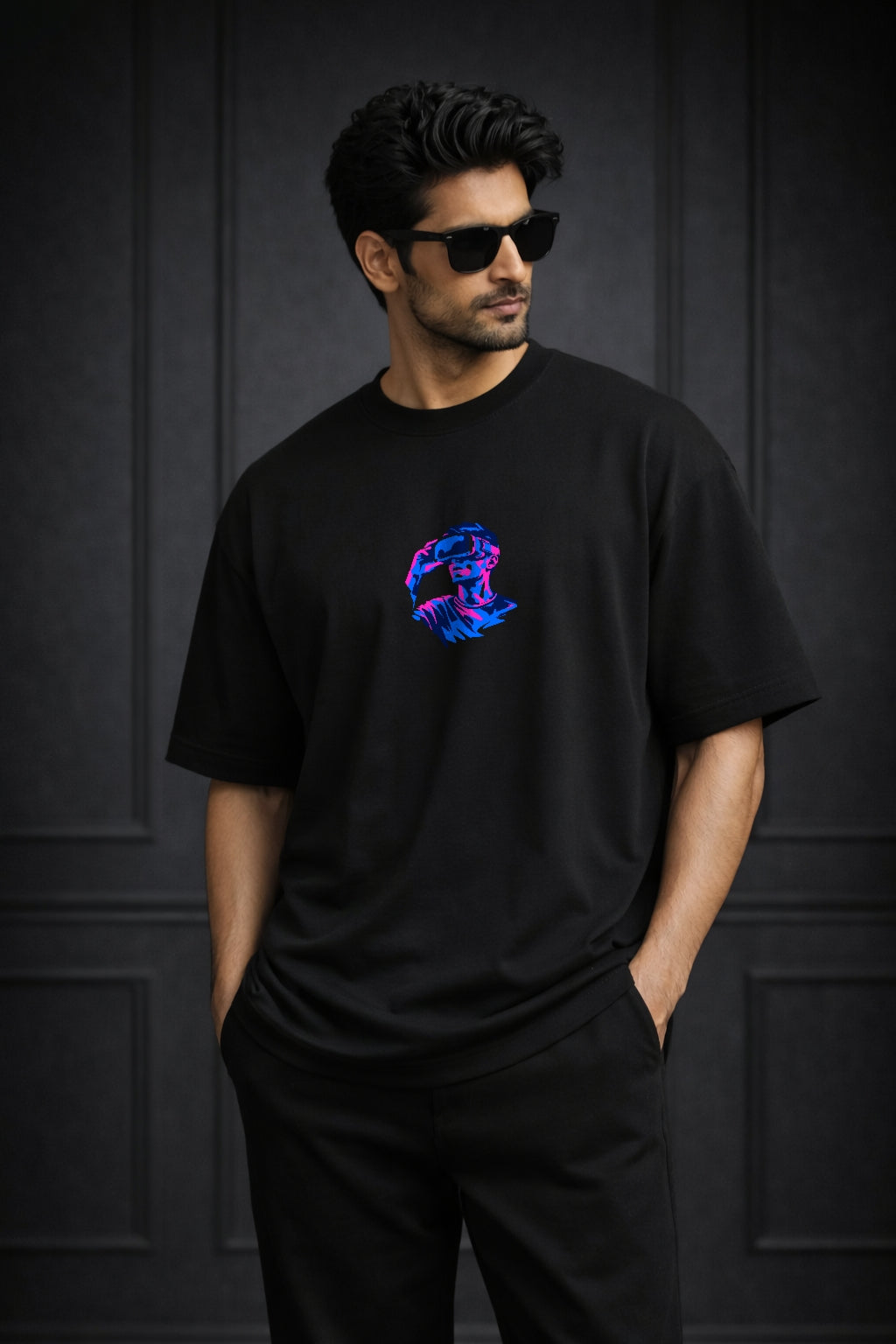 Zwuri Men Metaverse Oversized Tee