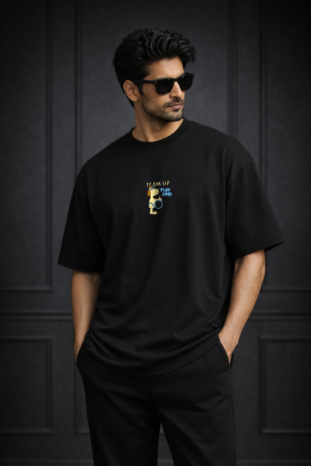 Zwuri Men Team Up Oversized Tee