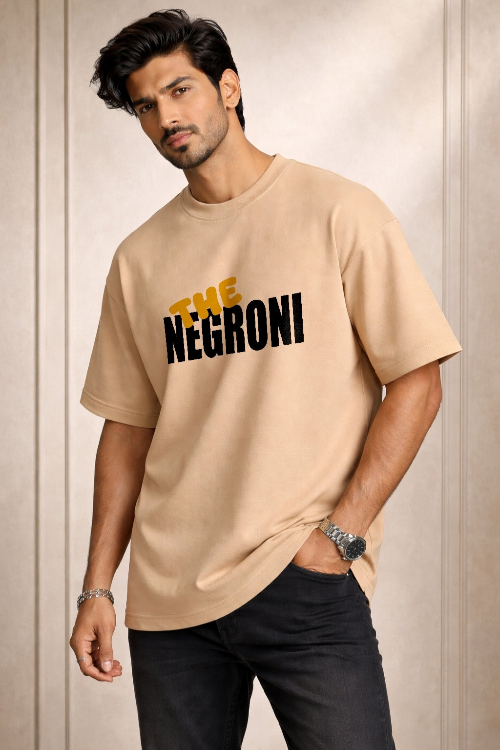 Zwuri Men The Negroni Oversized Tee