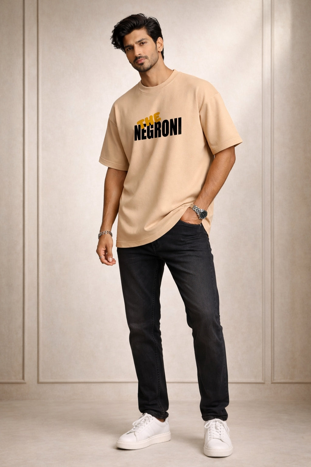 Zwuri Men The Negroni Oversized Tee