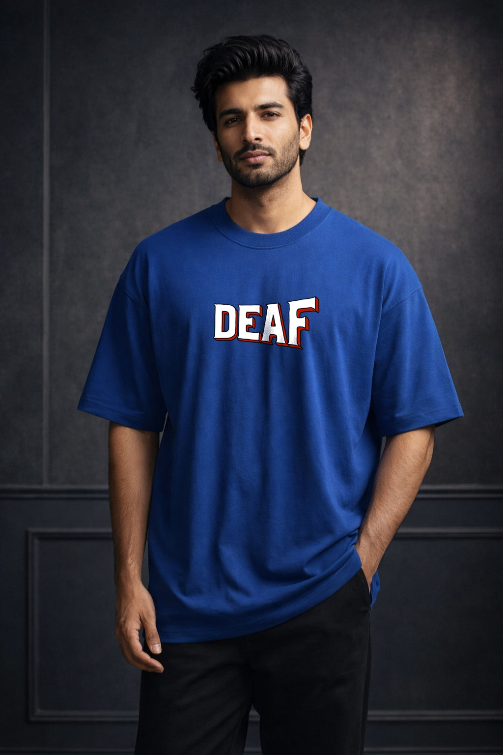 Zwuri Men Candid Edits Oversized Tee