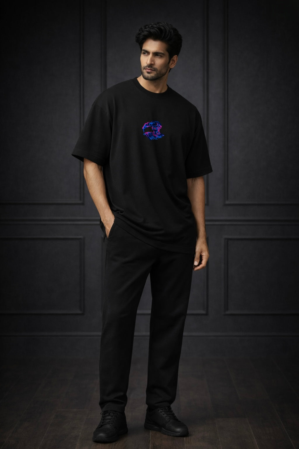 Zwuri Men Metaverse Oversized Tee