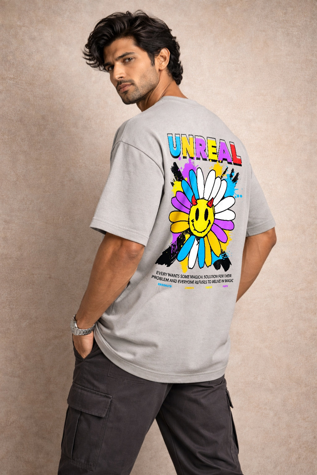 Zwuri Men Unreal Oversized Tee