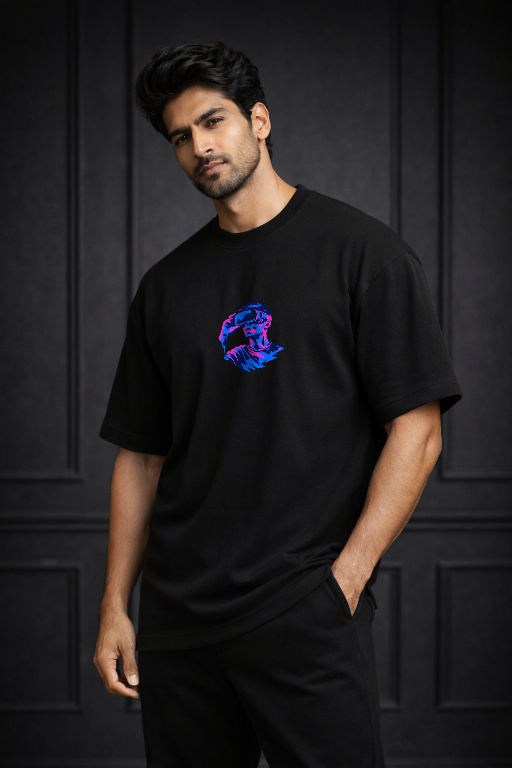 Zwuri Men Metaverse Oversized Tee