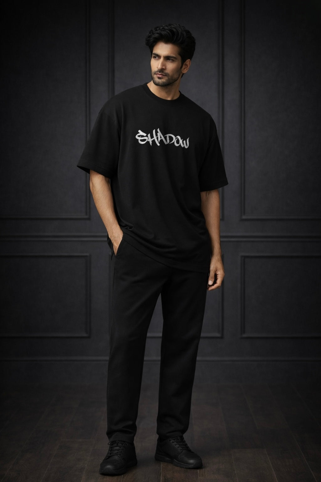 Zwuri Men Shadow Oversized Tee