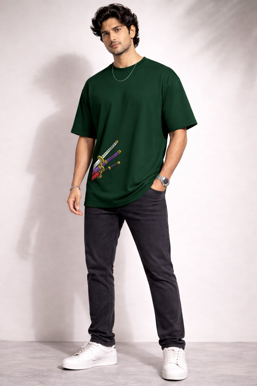 Zwuri Men One Piece Oversized Tee