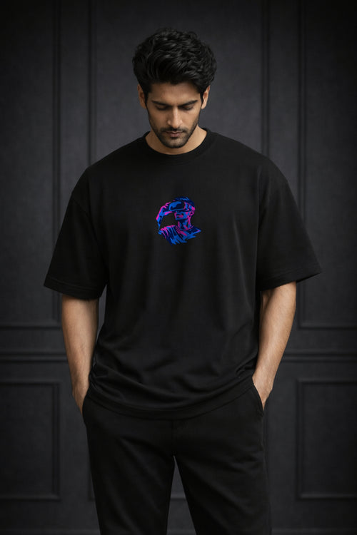 Zwuri Men Metaverse Oversized Tee