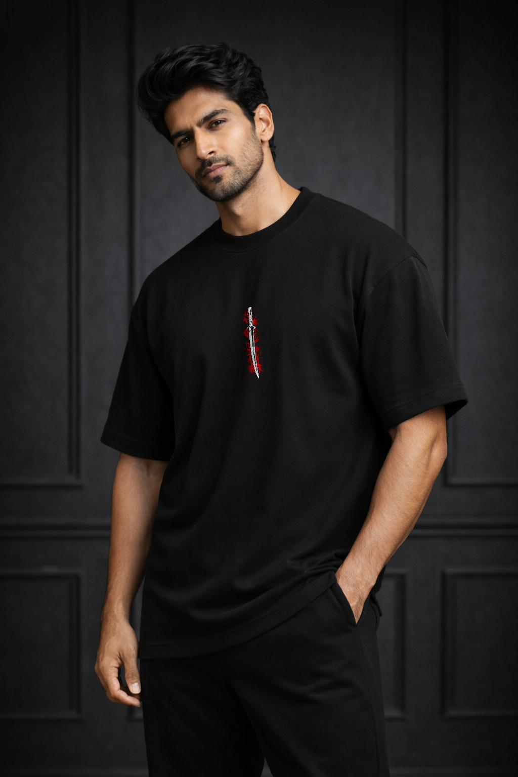 Zwuri Men Warriors Oversized Tee