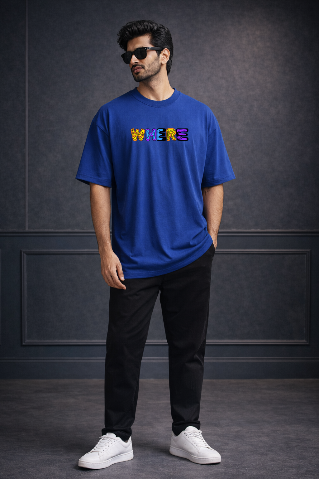 Zwuri Men Where Are We Oversized Tee