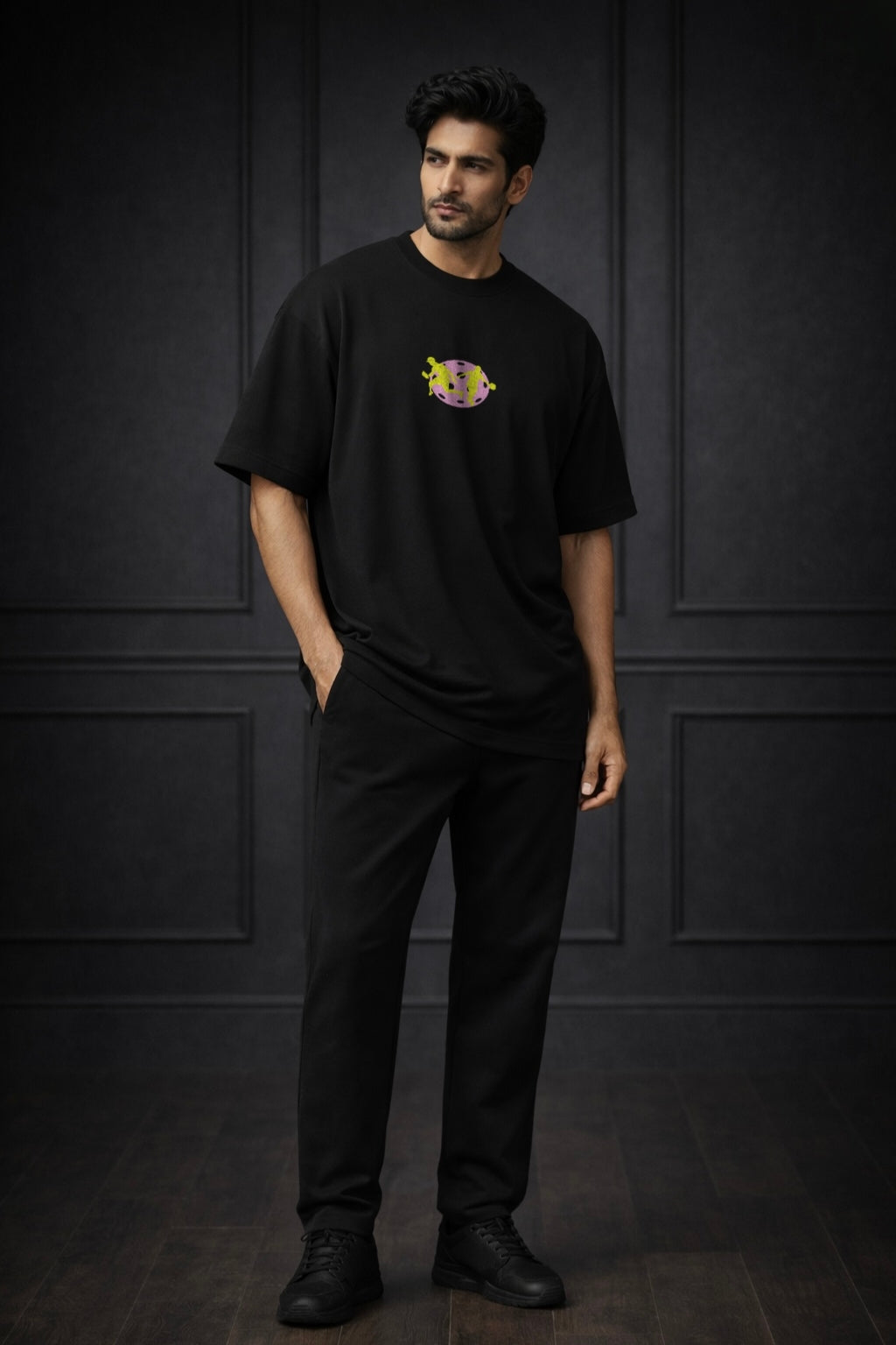 Zwuri Men Pickleball Oversized Tee